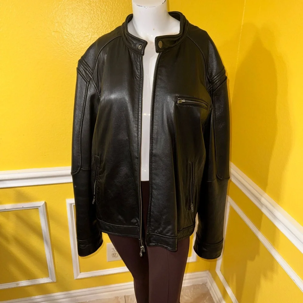 Willson Black Leather Jacket